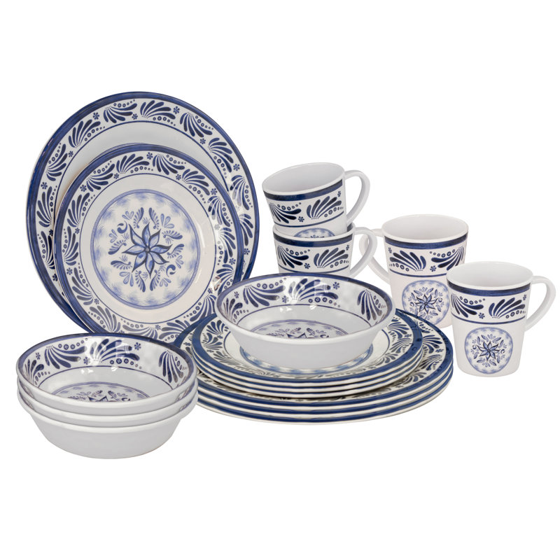 Plotkin Piece Melamine Dinnerware Set - Service for 4