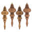 7" 4-Finish Finial Ornament-2100267230
