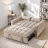 Ornella Modern 4 in1 Loveseat Sofa Bed with Armrests & Storage Pockets-106550753