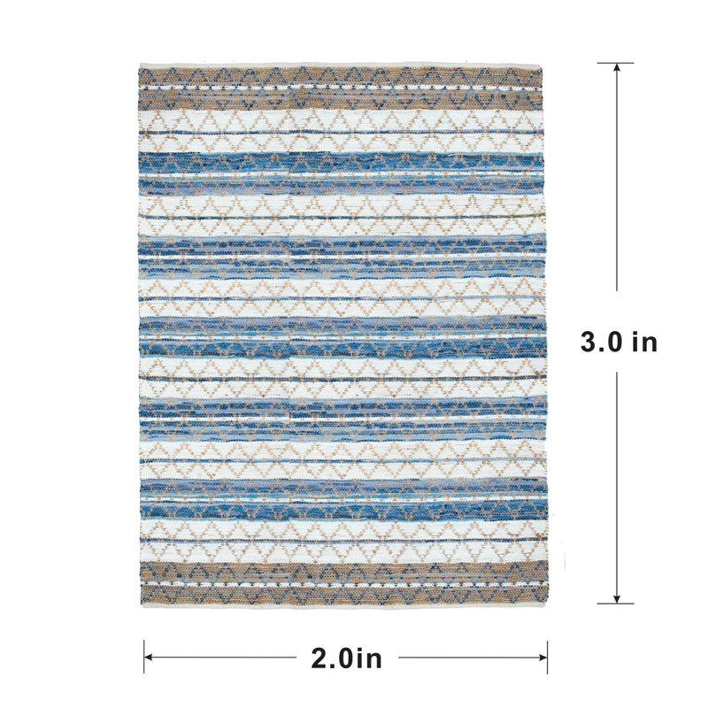 Hornersville Striped Indoor Rug, Rectangle 2' x 3'
