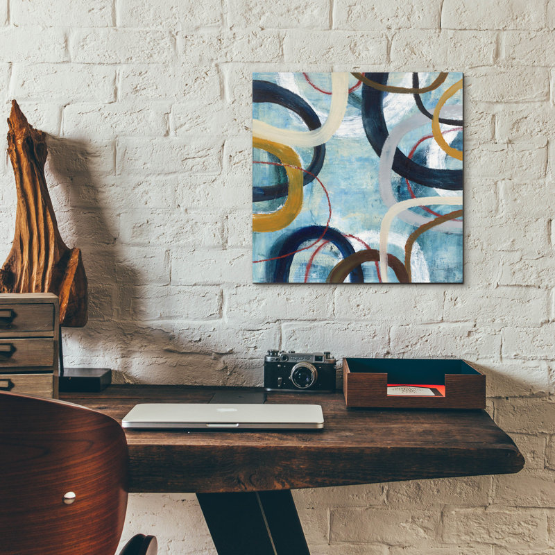  «Dwell 1» par Cheryl Warrick, art mural en verre acrylique, 12 po x 12 po
