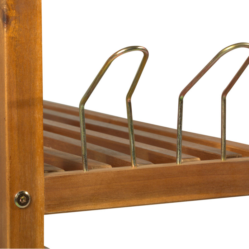 24 Pair Stackable Shoe Rack