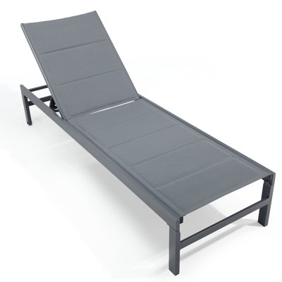 Ine Aluminum Outdoor Chaise Lounge