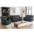 Denzer 3 - Piece Modern and Overstuffed Vegan Leather Power Reclining Living Room Set