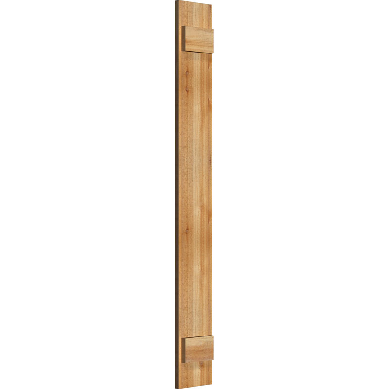 TimberCraft 5 3/8 "planches jointes à panneaux n-batten, cèdre rouge de l'Ouest (par paire), 32 1/4 po, 53 po
