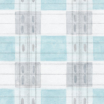 Collins Avenue Plaid Wallpaper
