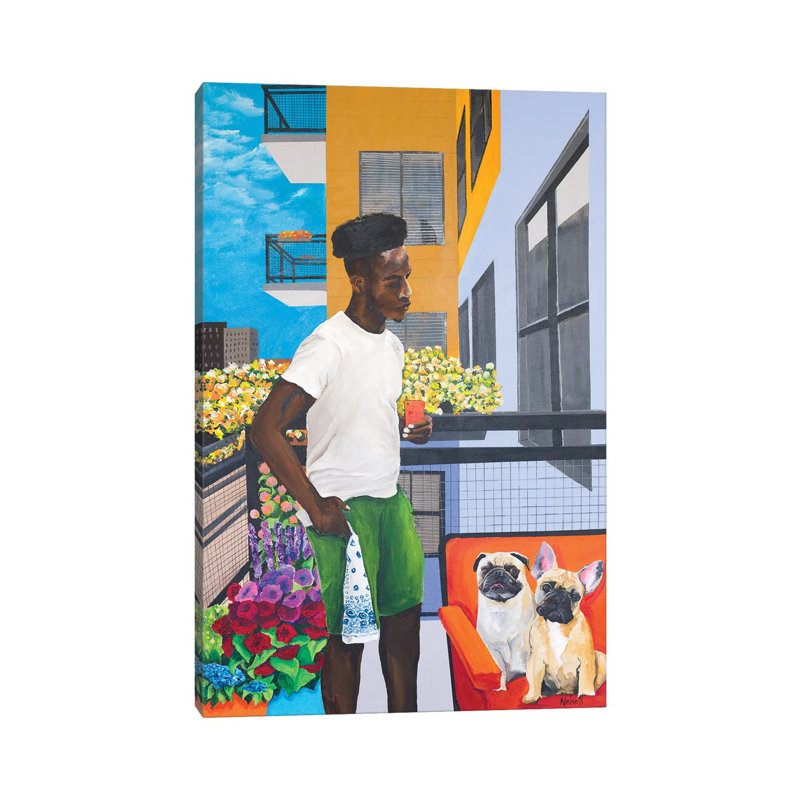 Balcony Boys by Dan Nelson - Wrapped Canvas Gallery-Wrapped Canvas Giclée, 66.04 cm H x 45.72 cm W x 1.91 cm D