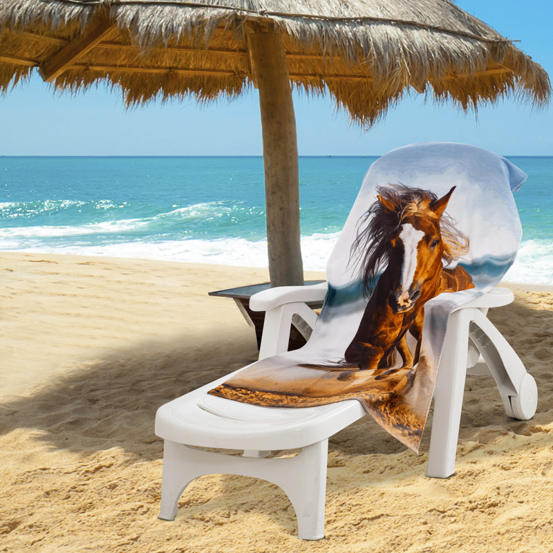 Running Horse Beach Towel, 30 x 60 inches