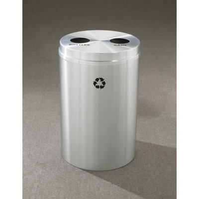 Poubelle de recyclage 33 gallons dual stream RecyclePro