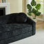 Canapé inclinable convertible courbé de 86 pouces, canapé-lit pliant sans cadre 2 en 1, base escamotable et siège profond, canapé deux places rembourré en chenille, aucun assemblage requis, pour le salon, appartement-2043624951