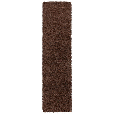 Tapis brun Angeliya
