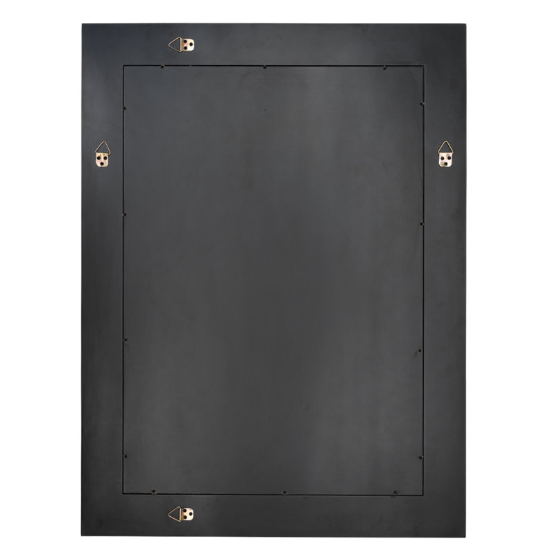 Rorschach Beveled Mirror, Cream/Gray