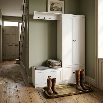 Amberjo 59.1 " Wide Hallway Set with Drawers and Shoe Storage