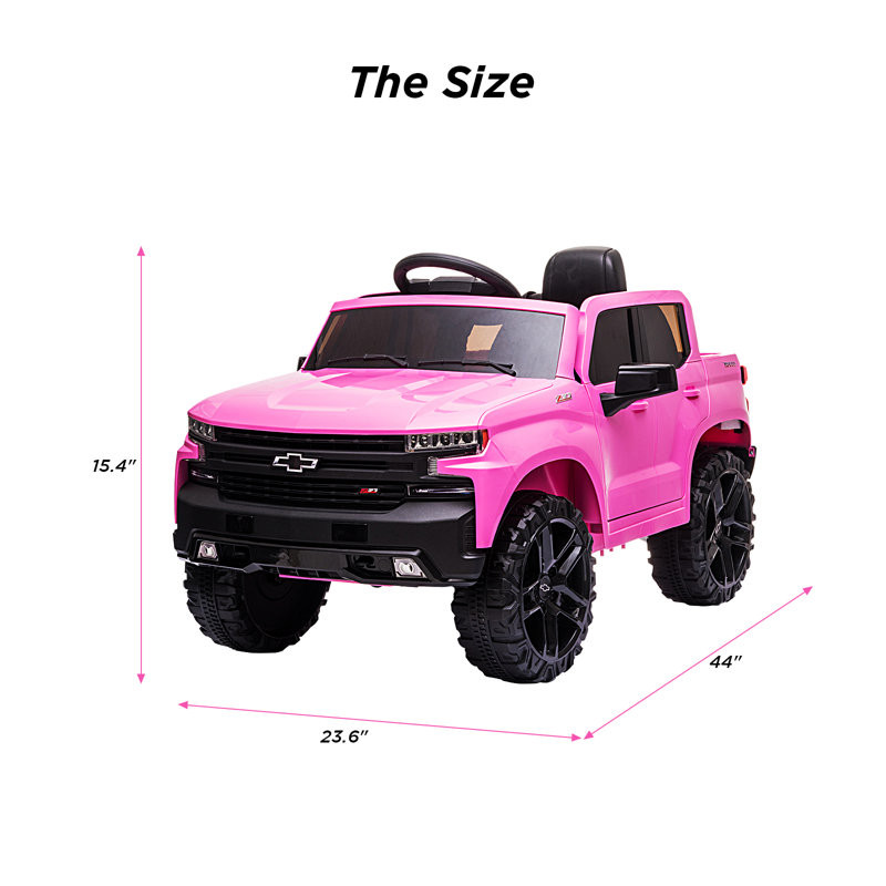 LumiParty Licensed Chevrolet Silverado 12V Electric Ride On Truck