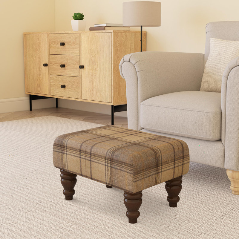 Manufactured Wood Accent Stool, Mahogany