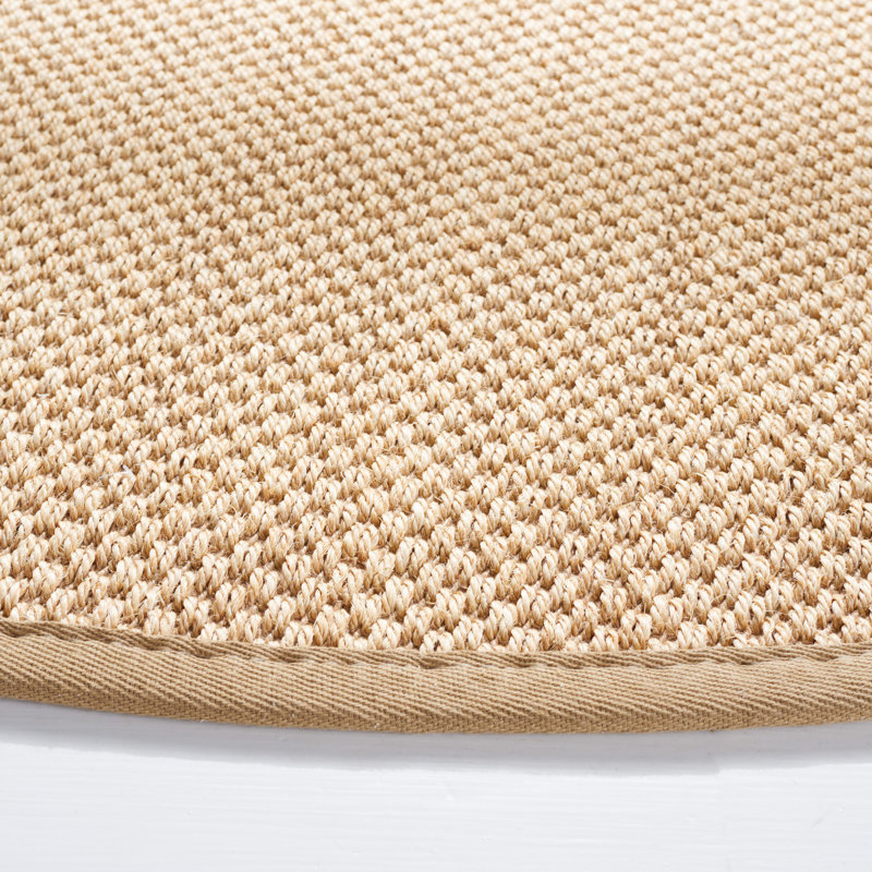 Benevides Machine Woven Tan Rug, Square 244cm