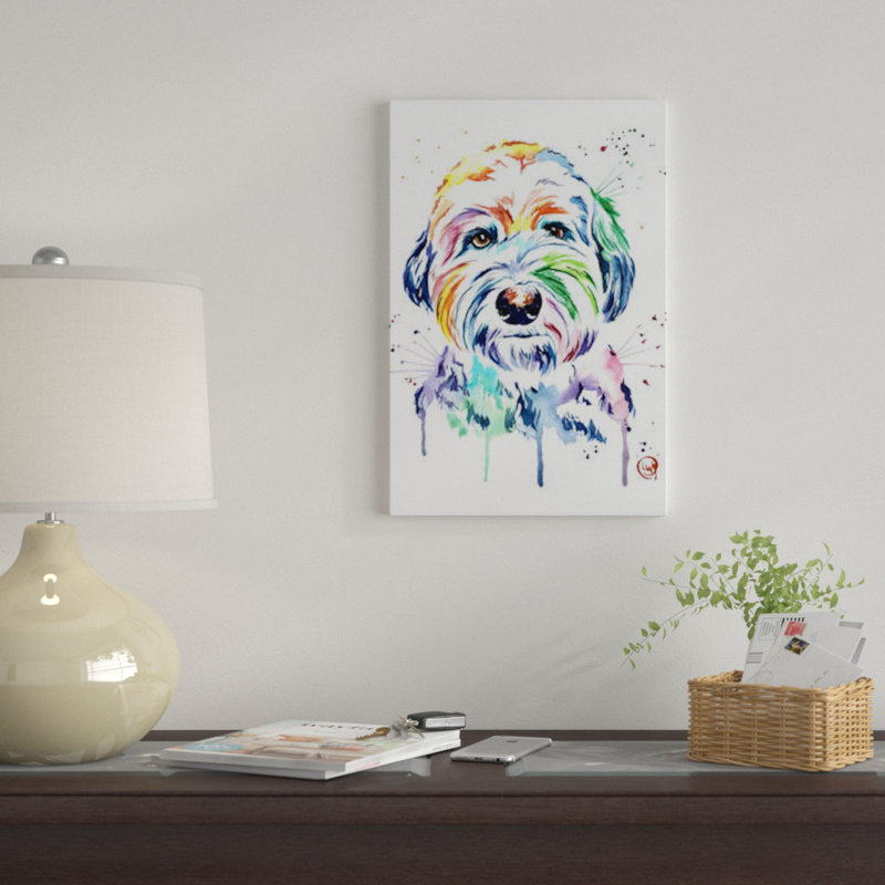 « gus » par lisa whitehouse, impression sur toile, H 18 po x l 12 po x P 1,5 po, Pas de tapis, Toile tendue