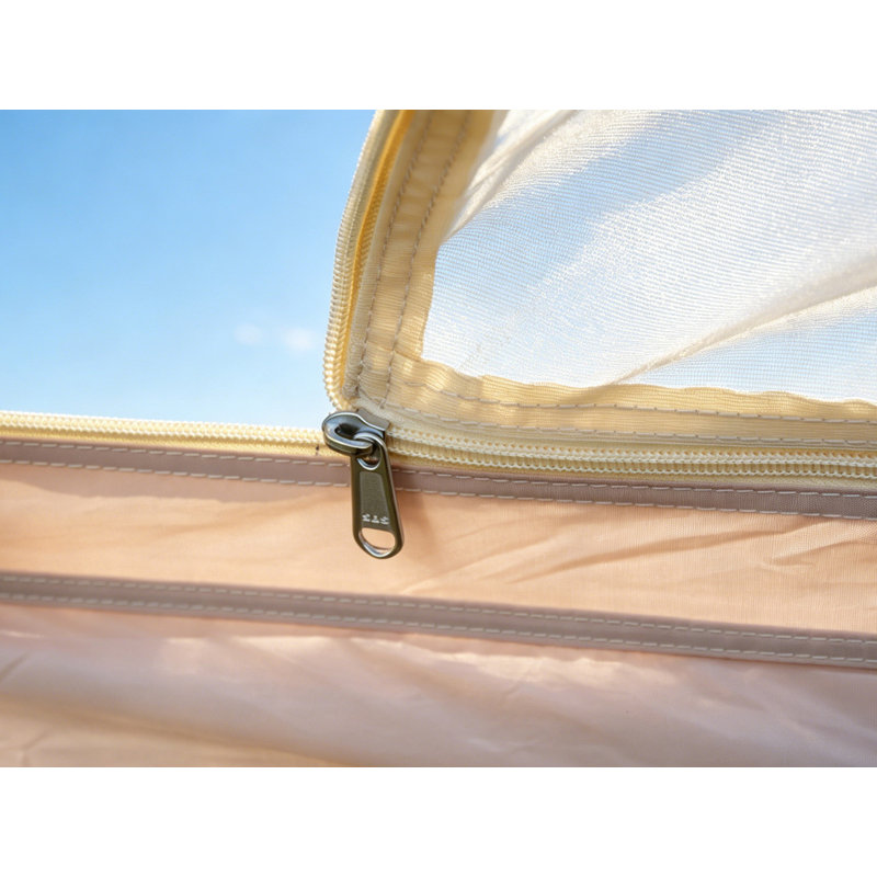 Grande tente spacieuse 9,8 pi Oxford Bell pour 3 à 4 personnes, 4 Person, Beige, 78.74" H x 118.11" W x 118.11" D