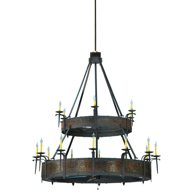 Rustic Lodge 34 - Light Chandelier
