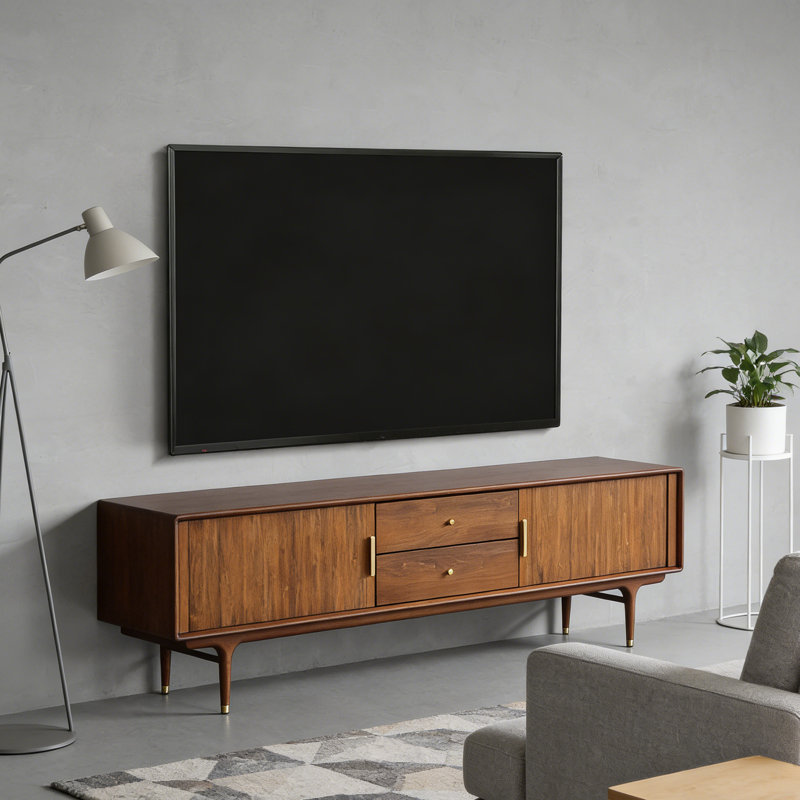 Meuble télé moderne de style rétro
