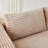 2-Piece 110" L-Shape Corduroy Upholstered Modular Sectional Sofa with 2 Pillows-559294992