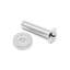 Dritz 1/4 "oeillets et outils en 2 parties, gris, 72 ensembles