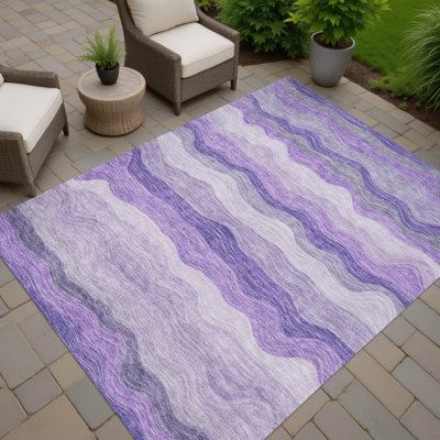 Tapis intérieur / extérieur lavable à la machine Lanphear ACN2397