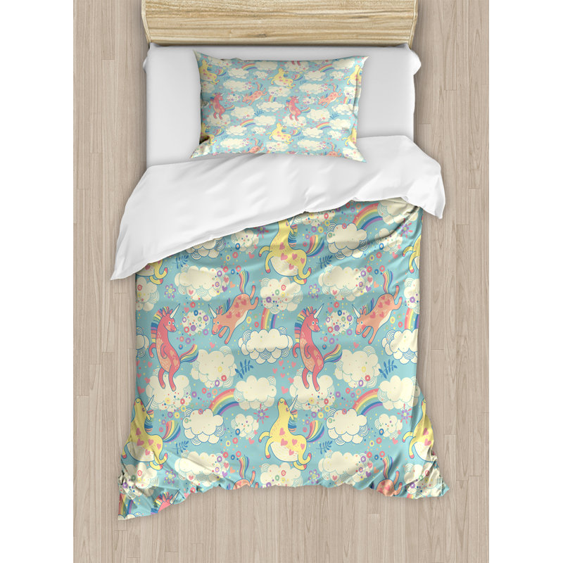 Quilt Set, Twin Duvet Cover + 1 Standard Sham