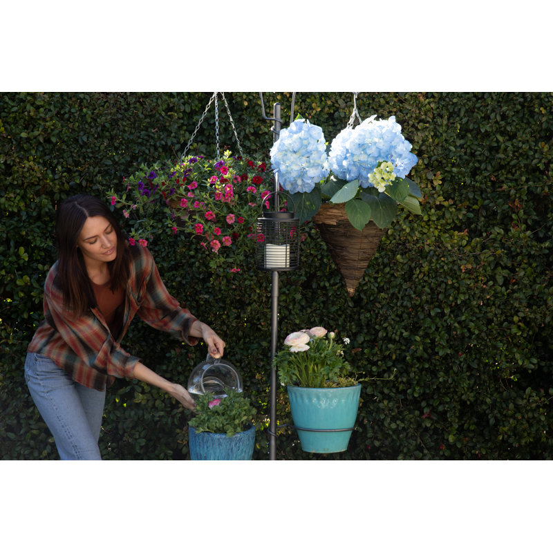 Yard Butler Yard Tree Indoor/Outdoor Adjustable Hanging Steel, Vertical Garden Plant Stand