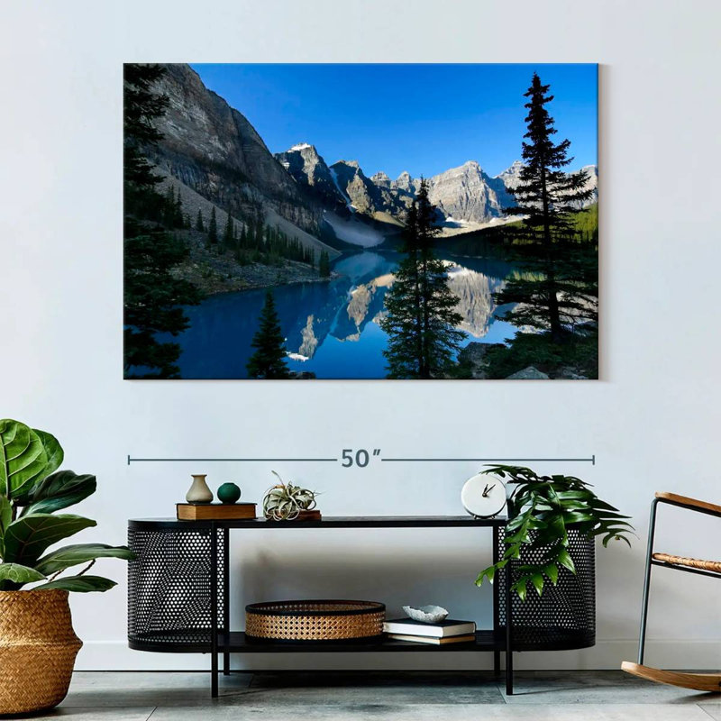 Alvord Peaceful Moraine Lake, H 34 po x l 51 po