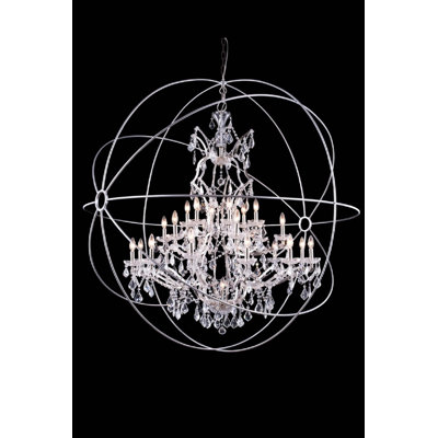 Mendelson 25 - Light Dimmable Globe Chandelier