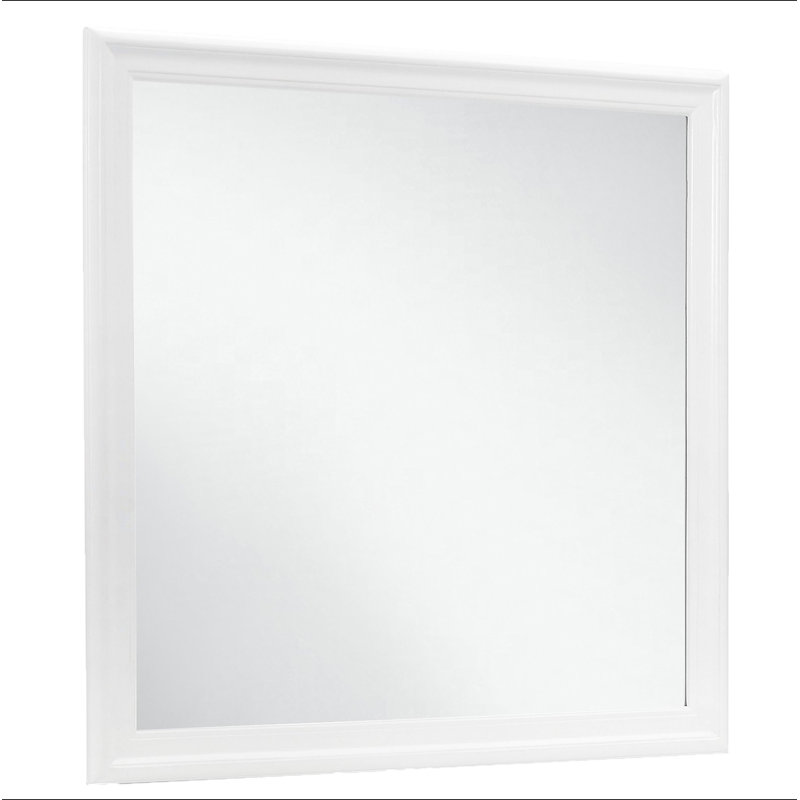 Miroir Charlston, Blanc