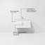 Meuble-lavabo simple 24 po avec plateau Geneva-112898440-112898435