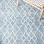 Tapis à motif géométrique en laine et en coton touffeté à la main Gina-1195518088