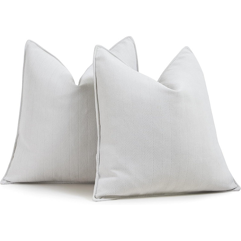Rectangular Cushion Cover, Cream