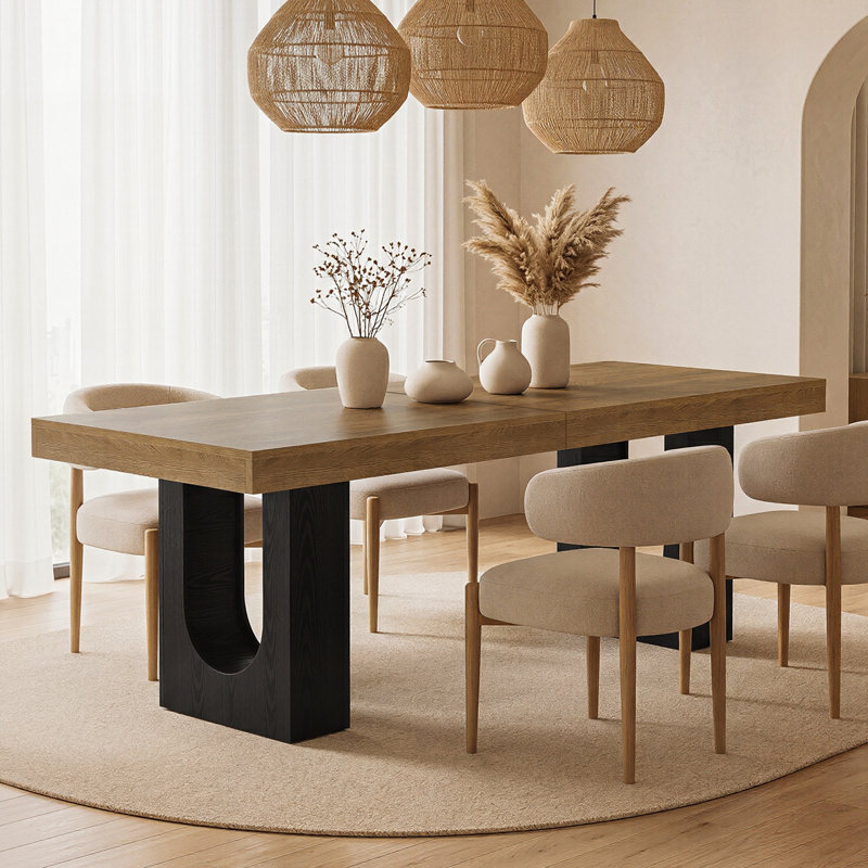Table de salle à manger 78,7 "pour 6 à 8 personnes