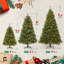 Arbre de Noël artificiel 7,5 pi avec 550 lumières DEL et 1346 branches-1851882495