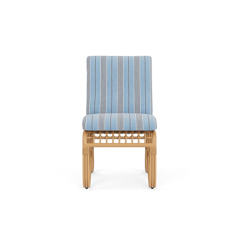 Riviera Outdoor Dining Side Chair, Hansen Sky