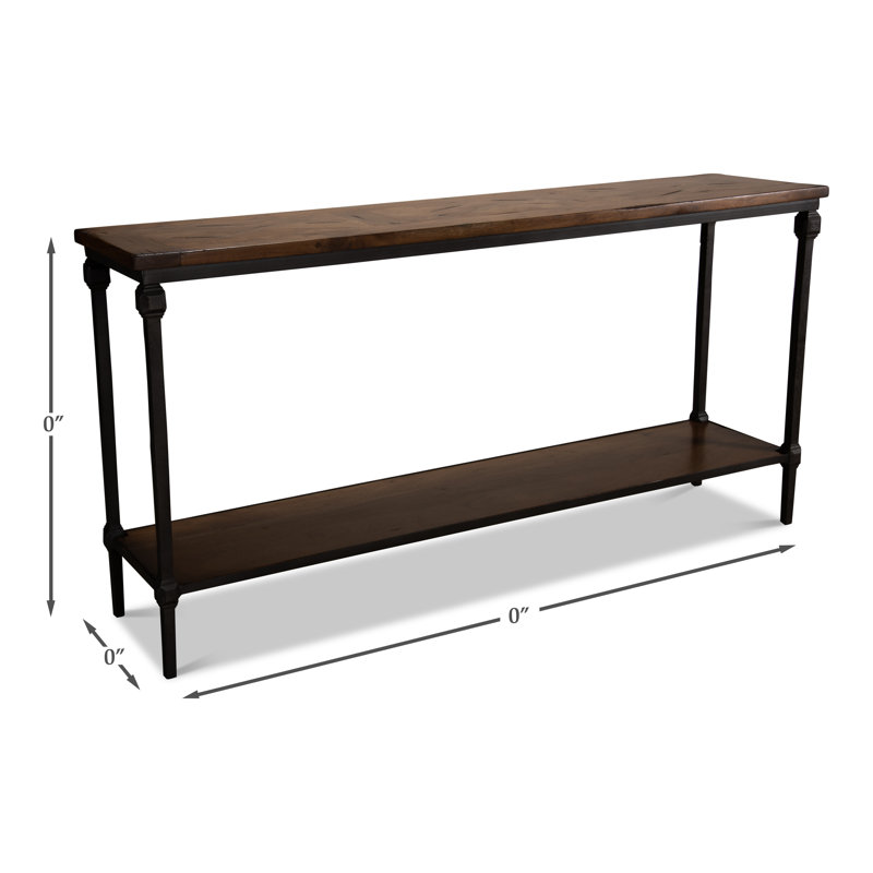 Maymie 60'' W Solid Wood Console Table
