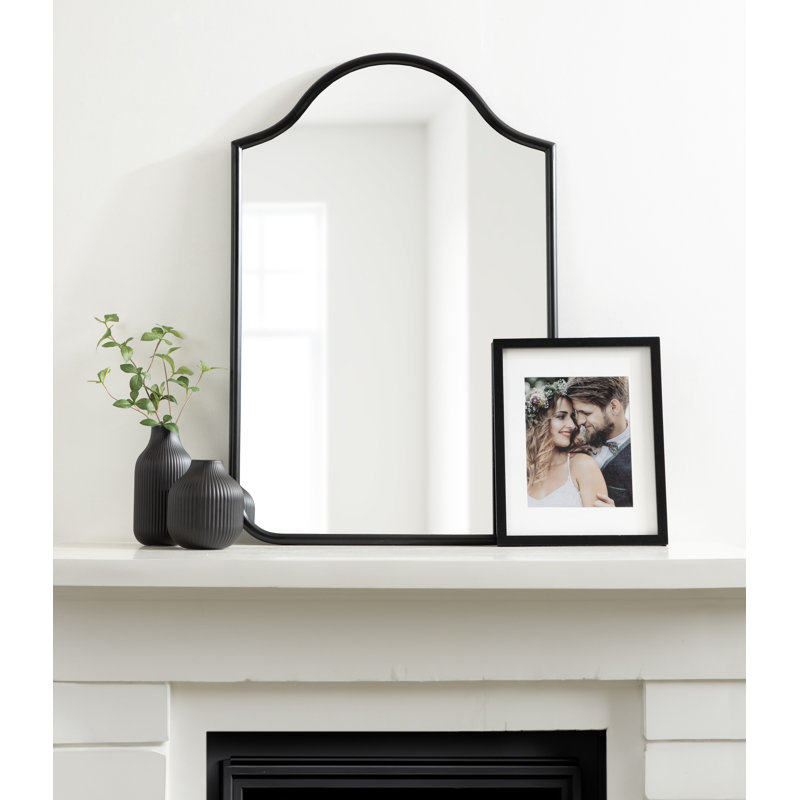 Miroir de salle de bain Daxon, Noir, H 36 po x l 24 po
