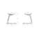 Tabouret en métal 18 po Paperclip70