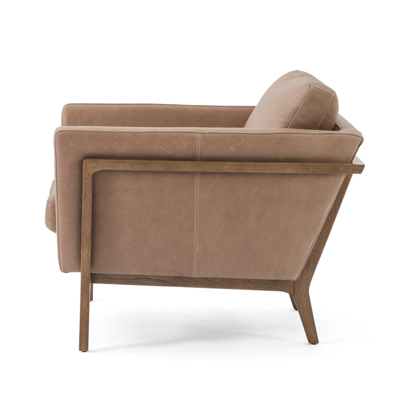 Dash Armchair, Distressed Natural, Palermo Drift Top Grain Leather