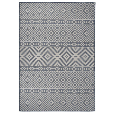 Battles Striped Hand Woven Indoor / Outdoor Area Rug