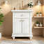 Meuble-lavabo de salle de bain avec tiroir rabattable-129424055