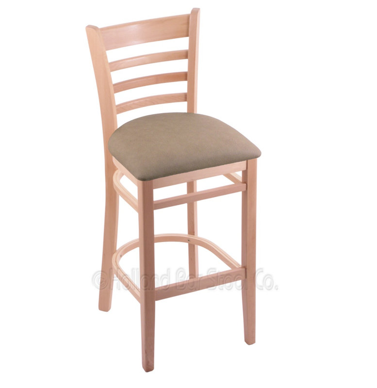 30" Bar Stool, Black, Canter Espresso