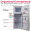 Frigidaire 7,5 pi³ Pi. Réfrigérateur-congélateur rétro, appartement-98742336