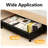 Under Bed Storage with Wheels, Extra-large Rolling Under the Bed Storage Bins with Removable Lid, Upgrade Metal Under Bed Drawers for Clothes Shoes Blankets in Bedroom, 2 Pack, (Black)-129580961
