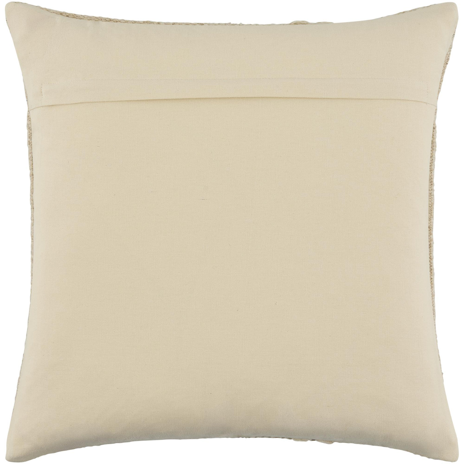 Jundah Accent Pillow, Square 18", Light Beige, Pillow Cover Only - No Insert