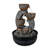 Indoor Tabletop Fountain Waterfall Fountain With LED Light Indoor Water Feature Desktop Fountain With Automatic Pump For Home And Office Decor