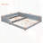 Elegant Mother & Child Bed With A Streamlined Upholstered Frame-1360091320